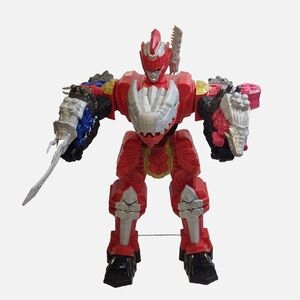EUC Power Rangers Dino Fury Megazord 19.5” Action Figure Power Rangers Figurine